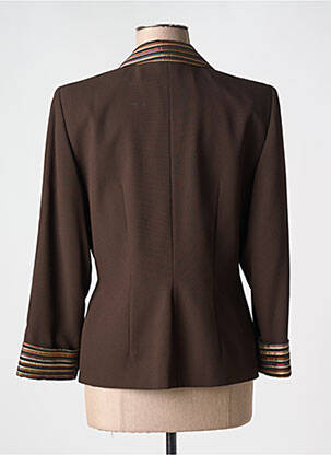 Blazer coupe cintrée marron BRUNELLA femme