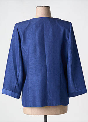Veste casual coupe droite bleu PARISIENNES femme