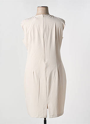Ensemble robe fermeture zippée au dos beige DIVAS femme