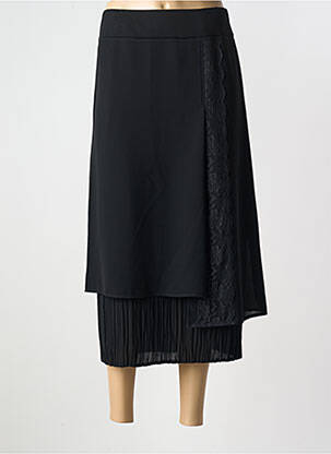 Jupe mi-longue noir SOMMERMANN pour femme