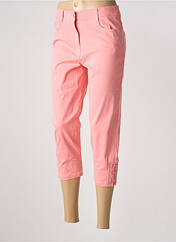 Pantacourt rose PAUSE CAFE pour femme seconde vue