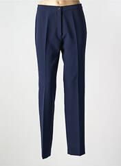 Pantalon droit bleu ANNE KELLY pour femme seconde vue