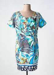 Robe mi-longue bleu PAUSE CAFE pour femme seconde vue