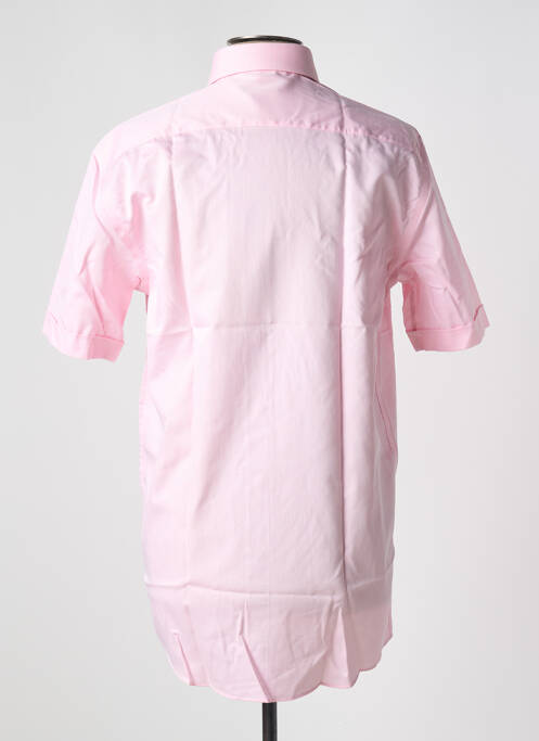 Chemise manches courtes rose PIERRE CARDIN pour homme