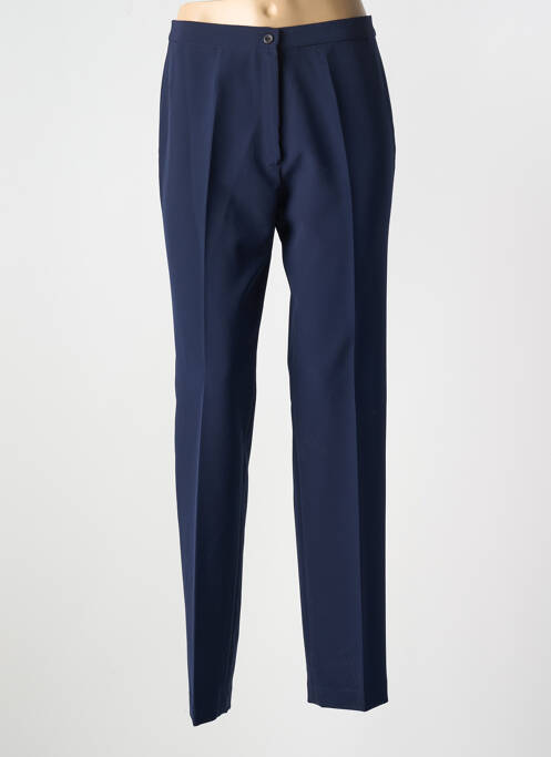 Pantalon droit bleu ANNE KELLY pour femme