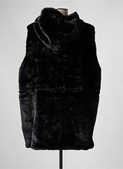 Manteau long noir ZHENZI pour femme seconde vue