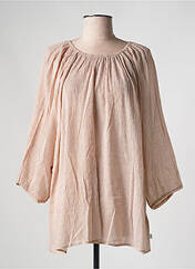 Tunique manches longues beige ZHENZI pour femme seconde vue