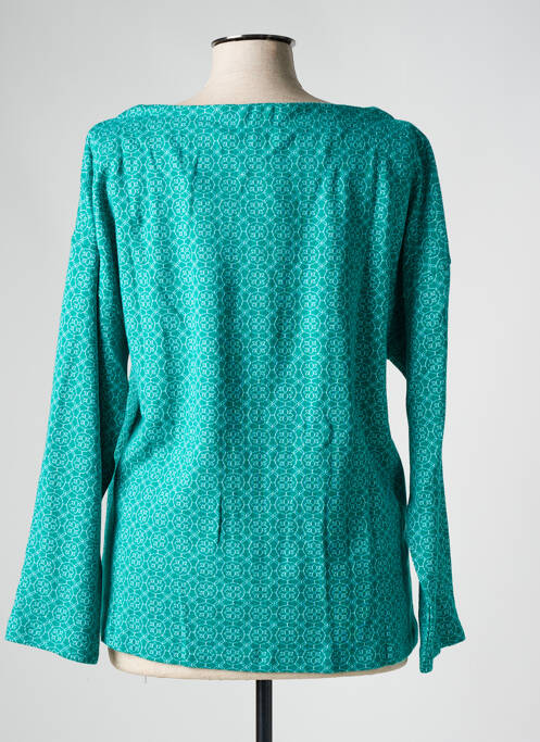 Pull tunique bleu AGATHE & LOUISE pour femme