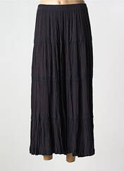 Jupe longue noir ZHENZI pour femme seconde vue