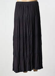 Jupe longue noir ZHENZI pour femme seconde vue