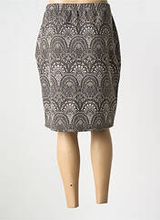 Jupe mi-longue gris ZHENZI pour femme seconde vue