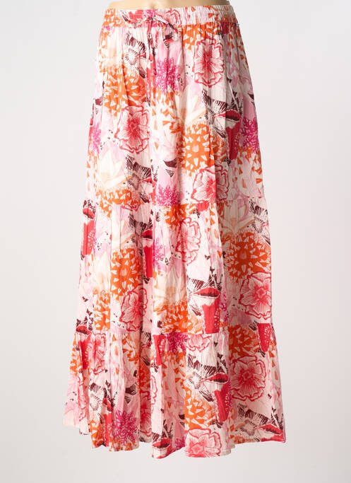 Jupe longue orange AGATHE & LOUISE pour femme