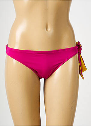 Bas de maillot de bain effet matière satinée culotte violet AUBADE femme