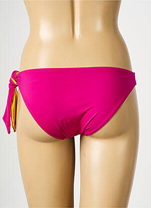 Bas de maillot de bain effet matière satinée culotte violet AUBADE femme