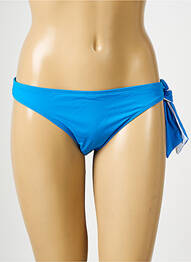 Bas de maillot de bain effet matière satinée culotte bleu AUBADE femme