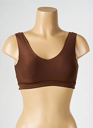 Soutien-gorge sans armature brassieres marron CHANTELLE femme