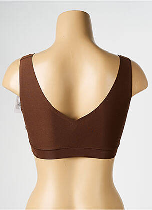 Soutien-gorge effet matière satinée brassieres marron CHANTELLE femme