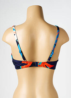Haut de maillot de bain stretch haut soutien-gorge moulé bleu SIMONE PERELE femme