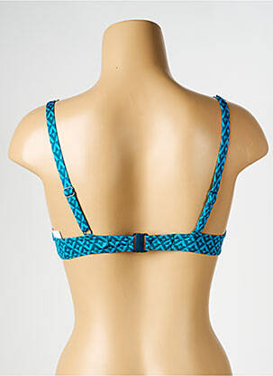 Haut de maillot de bain stretch haut soutien-gorge moulé bleu SIMONE PERELE femme
