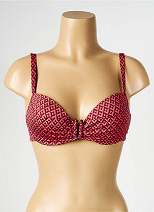 Haut de maillot de bain stretch haut soutien-gorge moulé rose SIMONE PERELE femme