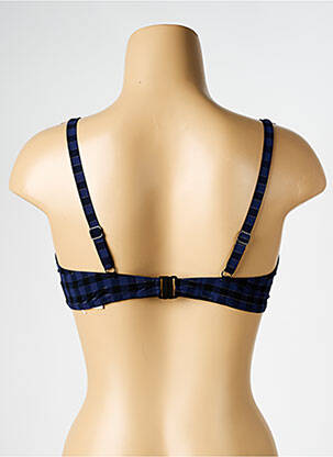 Haut de maillot de bain stretch haut soutien-gorge emboitant bleu SIMONE PERELE femme