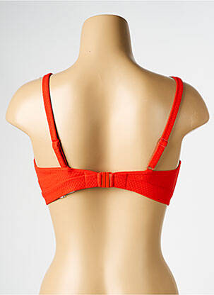 Haut de maillot de bain stretch haut soutien-gorge emboitant orange SIMONE PERELE femme