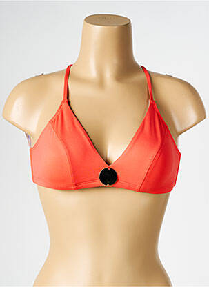 Haut de maillot de bain stretch haut soutien-gorge emboitant orange SIMONE PERELE femme
