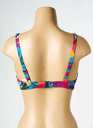 Haut de maillot de bain stretch haut soutien-gorge emboitant bleu SIMONE PERELE femme