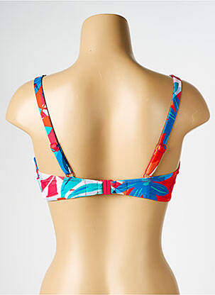Haut de maillot de bain stretch haut soutien-gorge emboitant rouge SIMONE PERELE femme
