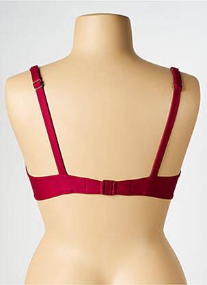Haut de maillot de bain stretch haut soutien-gorge emboitant rouge SIMONE PERELE femme