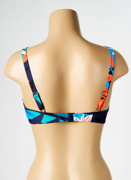 Haut de maillot de bain stretch haut soutien-gorge emboitant bleu SIMONE PERELE femme