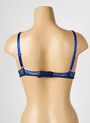Soutien-gorge effet matière satinée haut soutien-gorge push-up bleu PASSIONATA femme