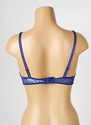 Soutien-gorge effet matière satinée haut soutien-gorge push-up bleu PASSIONATA femme