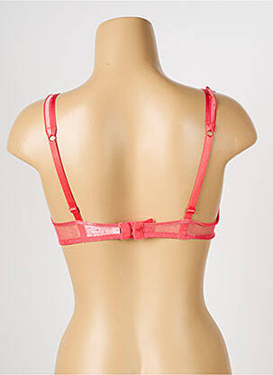 Soutien-gorge effet matière satinée haut soutien-gorge avec mousse de rembourrage amovible rose PASSIONATA femme