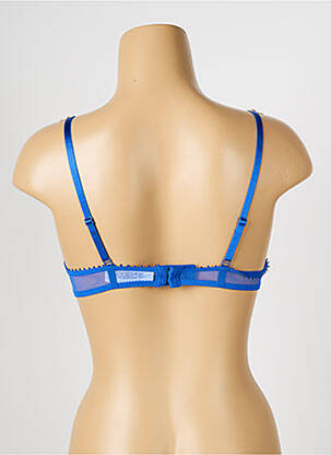 Soutien-gorge effet matière satinée haut soutien-gorge push-up bleu PASSIONATA femme