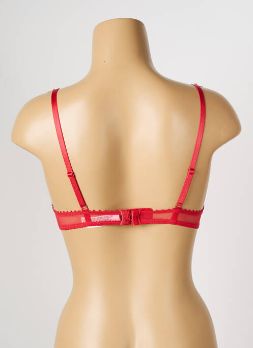 Soutien-gorge effet matière satinée haut soutien-gorge push-up rouge PASSIONATA femme