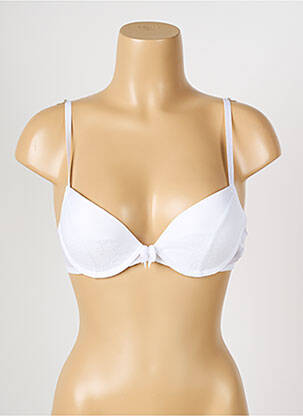 Soutien-gorge effet matière satinée haut soutien-gorge push-up blanc PASSIONATA femme