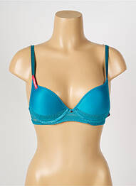 Soutien-gorge effet matière satinée haut soutien-gorge push-up bleu PASSIONATA femme