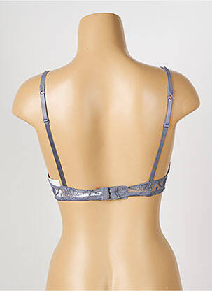 Soutien-gorge tissage dentelle haut soutien-gorge moulé gris PASSIONATA femme
