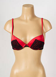 Soutien-gorge effet matière satinée haut soutien-gorge push-up rouge PASSIONATA femme