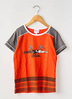 Pyjama manches courtes orange ROSE POMME garcon