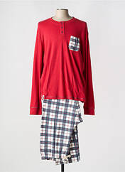 Pyjama rouge BARANDI pour homme seconde vue