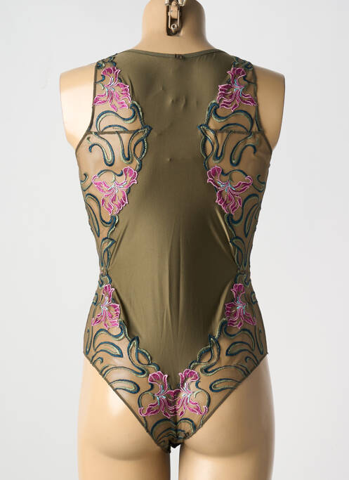 Body lingerie vert LOUISA BRACQ pour femme