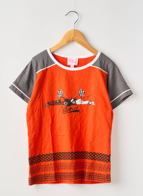 Pyjama orange ROSE POMME pour garçon