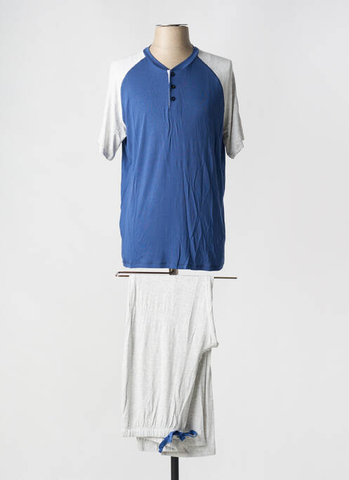 Pyjama bleu BARANDI pour homme