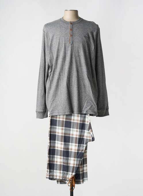 Pyjama gris BARANDI pour homme