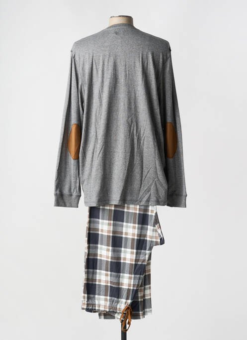Pyjama gris BARANDI pour homme