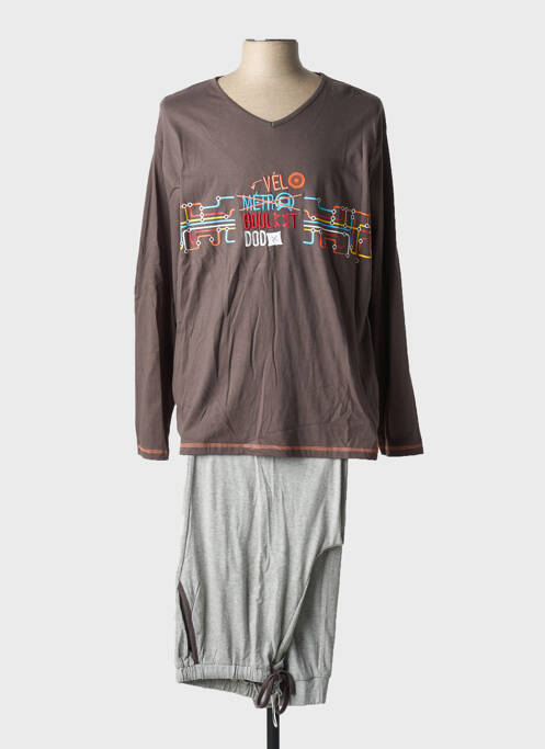 Pyjama gris ROSE POMME pour homme
