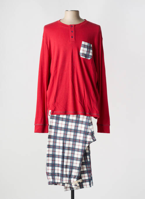 Pyjama rouge BARANDI pour homme