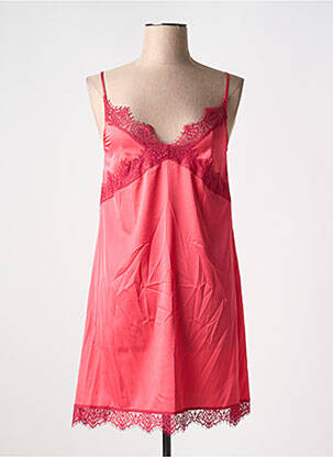 Nuisette/combinette tissage satiné rouge SIMONE PERELE femme